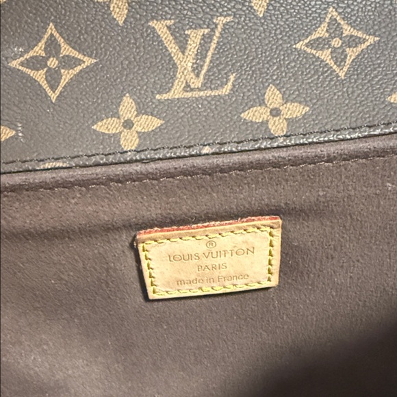 Louis Vuitton Dark Brown Monogram Crossbody Bag - Picture 7 of 9